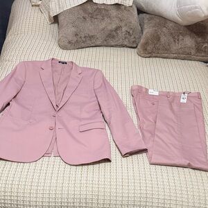 Express Women's Pink Blazer and Pants Set